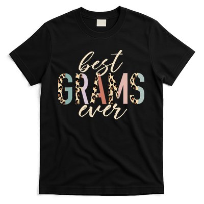 Best Grams Ever Gifts Leopard funny Mothers Day T-Shirt