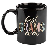 Best Grams Ever Gifts Leopard funny Mothers Day 11oz C Handle Ceramic Mug