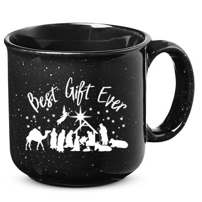BEST GIFT EVER Christian Christmas Jesus Nativity Religious TShirt 15oz Campfire Ceramic Mug