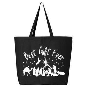 BEST GIFT EVER Christian Christmas Jesus Nativity Religious TShirt 25L Jumbo Tote