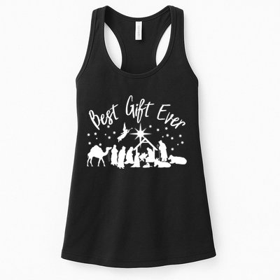 BEST GIFT EVER Christian Christmas Jesus Nativity Religious TShirt Womens Tank Top