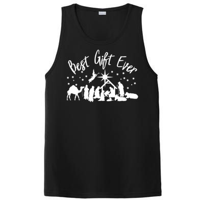 BEST GIFT EVER Christian Christmas Jesus Nativity Religious TShirt PosiCharge Competitor Tank