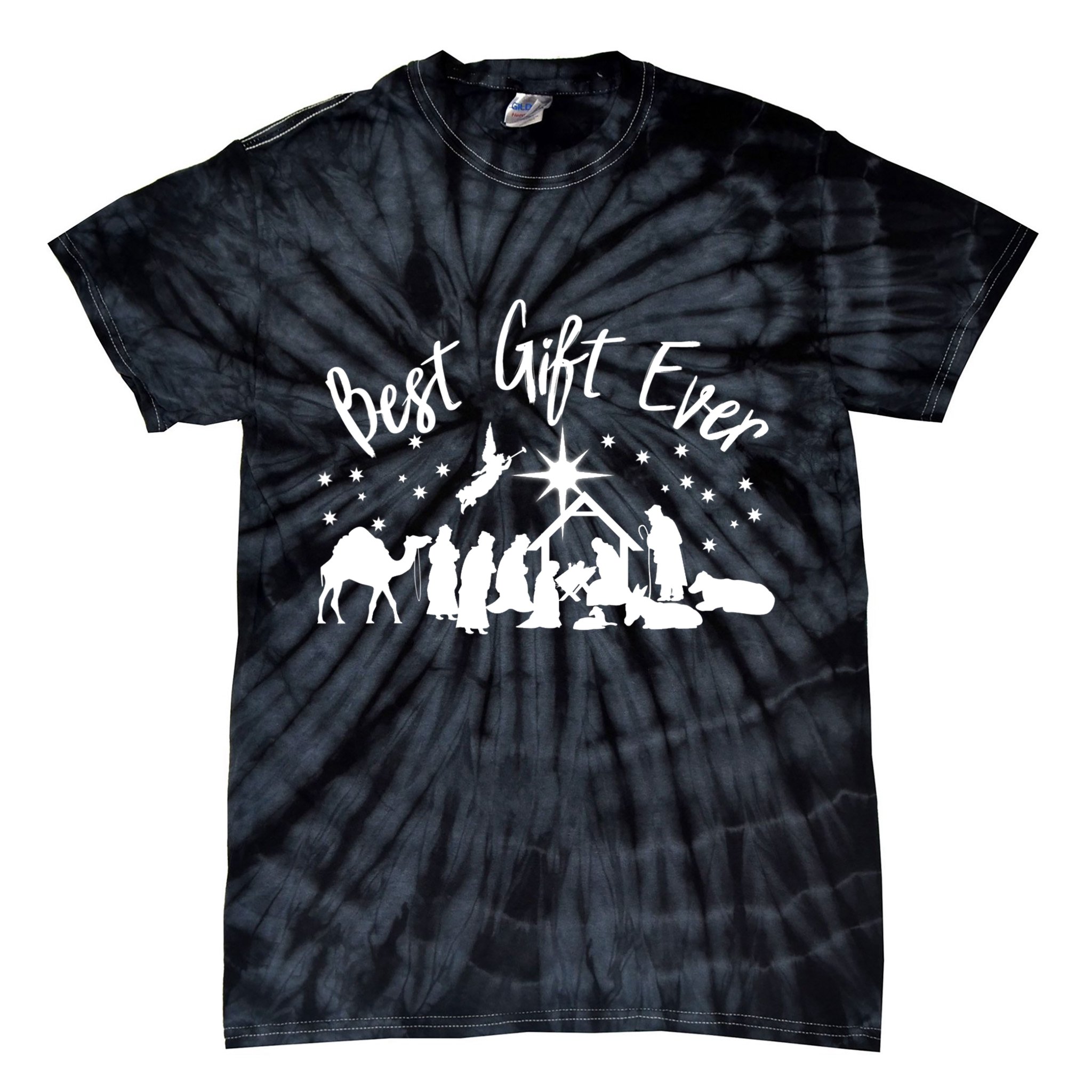 BEST GIFT EVER Christian Christmas Jesus Nativity Religious TShirt Tie-Dye T-Shirt