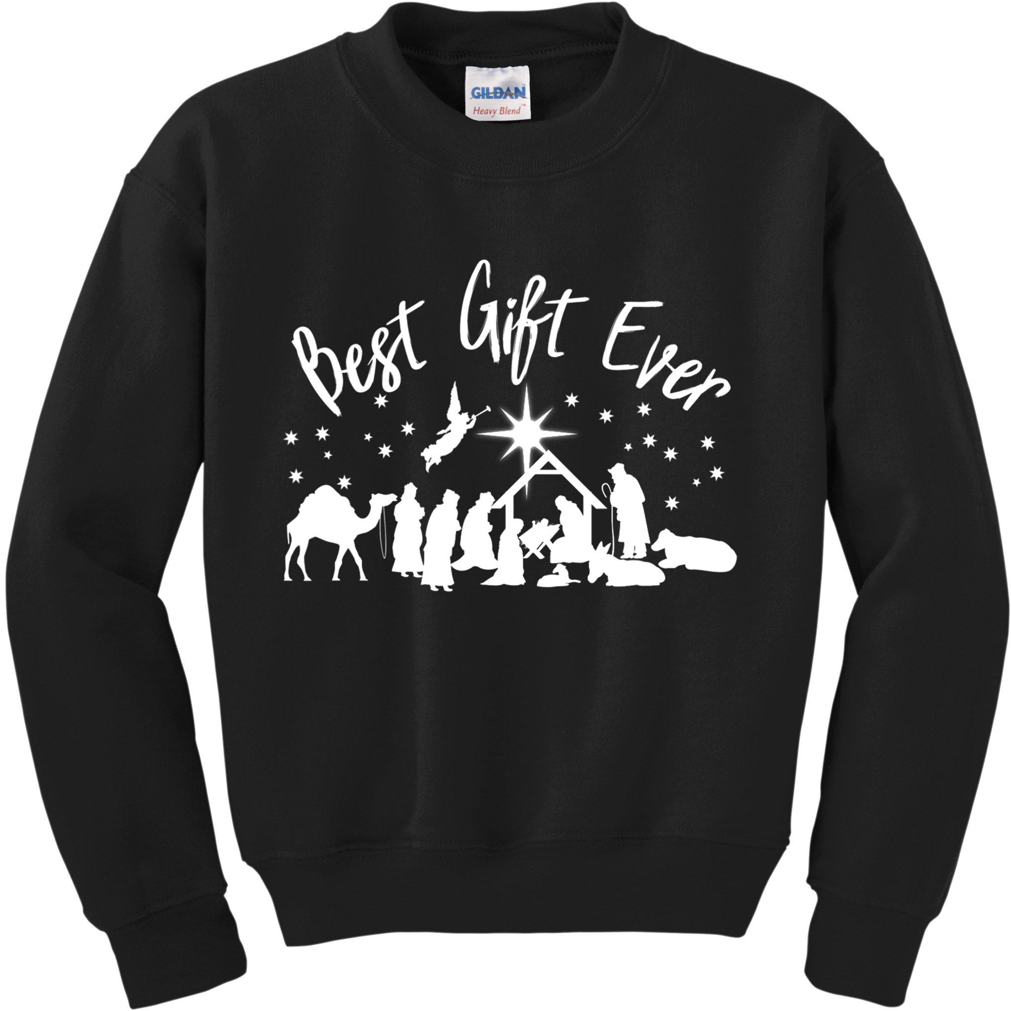 BEST GIFT EVER Christian Christmas Jesus Nativity Religious TShirt Kids Sweatshirt
