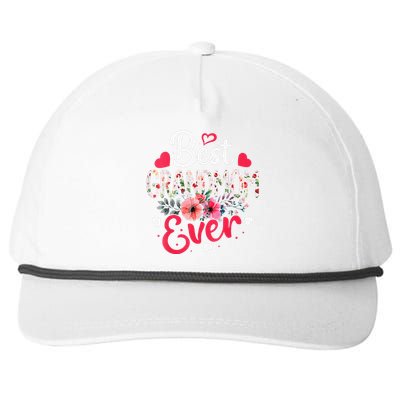 Best Grandmom Ever Funny Flower Mother's Day Clothing Snapback Five-Panel Rope Hat