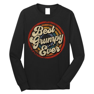 Best Grumpy Ever Vintage Retro Style Long Sleeve Shirt