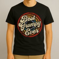 Best Grumpy Ever Vintage Retro Style T-Shirt