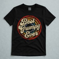 Best Grumpy Ever Vintage Retro Style T-Shirt