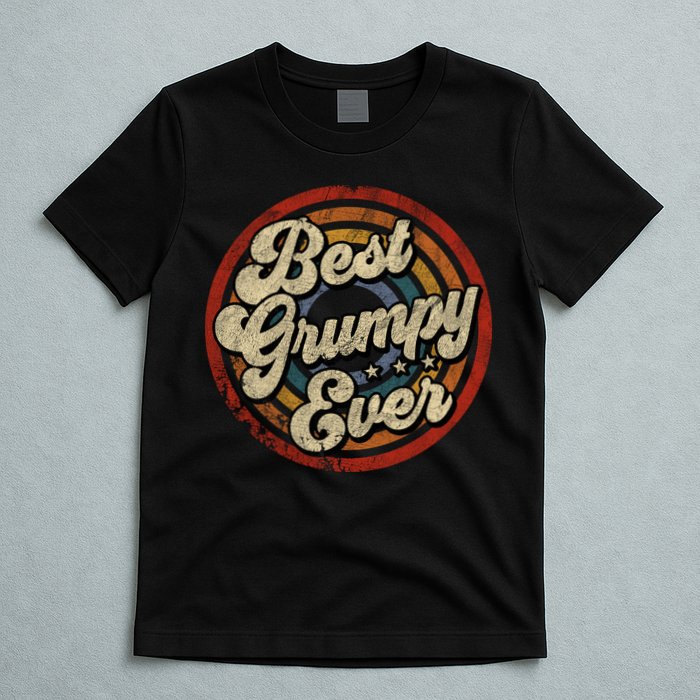 Best Grumpy Ever Vintage Retro Style T-Shirt