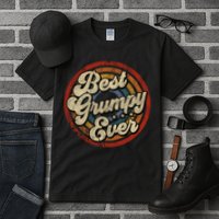Best Grumpy Ever Vintage Retro Style Tall T-Shirt