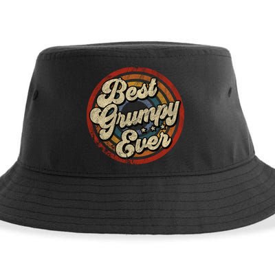 Best Grumpy Ever Vintage Retro Style Sustainable Bucket Hat