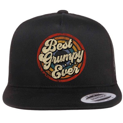 Best Grumpy Ever Vintage Retro Style Flatbill Hat