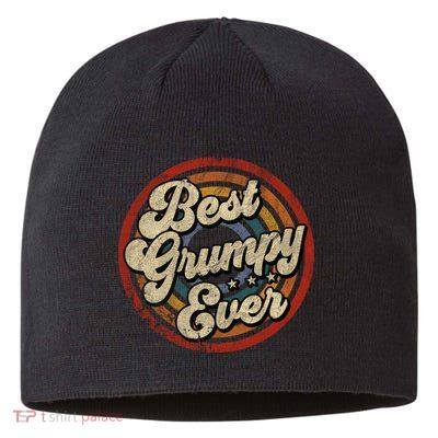 Best Grumpy Ever Vintage Retro Style Sustainable Beanie