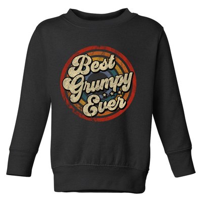 Best Grumpy Ever Vintage Retro Style Toddler Sweatshirt