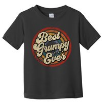 Best Grumpy Ever Vintage Retro Style Toddler T-Shirt