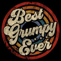 Best Grumpy Ever Vintage Retro Style Toddler T-Shirt