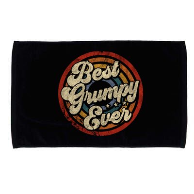 Best Grumpy Ever Vintage Retro Style Microfiber Hand Towel