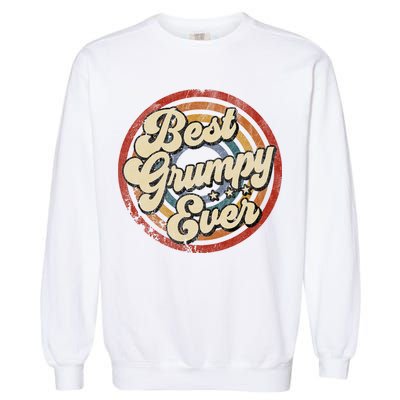 Best Grumpy Ever Vintage Retro Style Garment-Dyed Sweatshirt