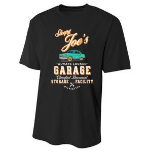 Biden's Garage Funny AntiBiden Political Joke Garage Sign Performance Sprint T-Shirt