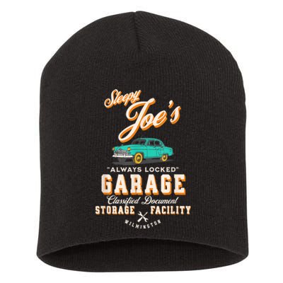 Biden's Garage Funny AntiBiden Political Joke Garage Sign Short Acrylic Beanie