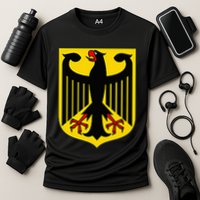 Badge Germany Flag Cool German Flags Cooling Performance Crew T-Shirt