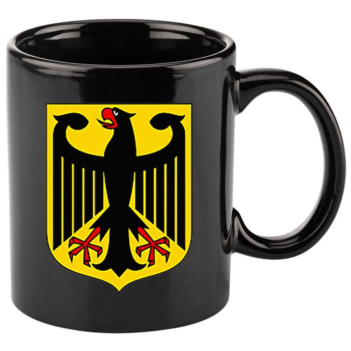 Badge Germany Flag Cool German Flags 11oz C Handle Ceramic Mug