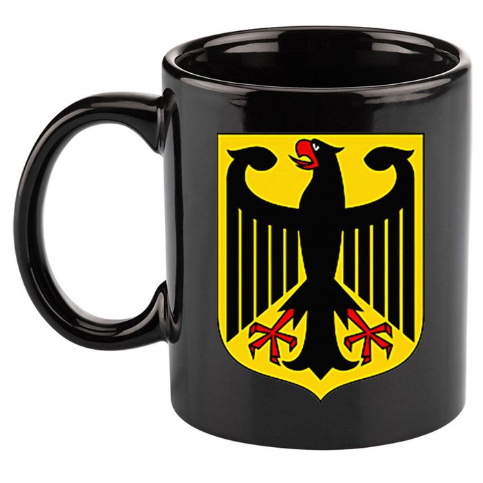 Badge Germany Flag Cool German Flags 11oz C Handle Ceramic Mug