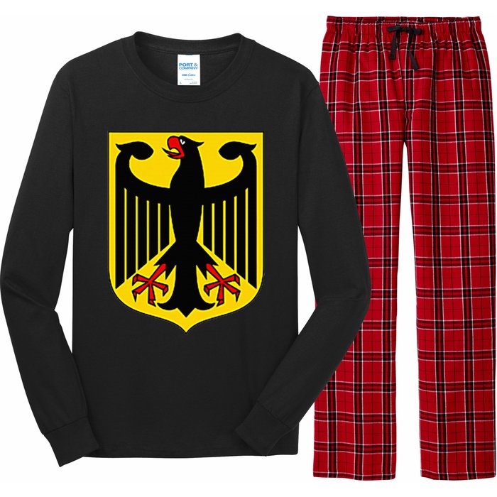 Badge Germany Flag Cool German Flags Long Sleeve Pajama Set