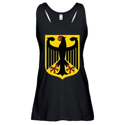 Badge Germany Flag Cool German Flags Ladies Essential Flowy Tank