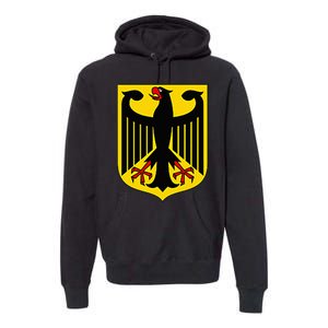 Badge Germany Flag Cool German Flags Premium Hoodie