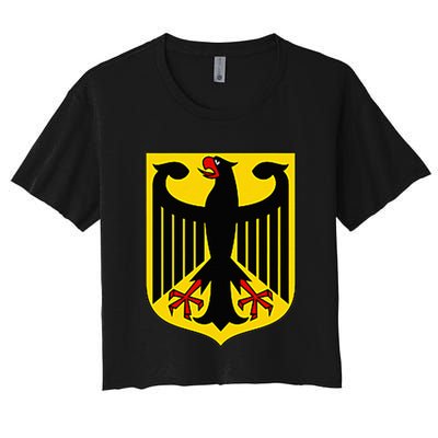 Badge Germany Flag Cool German Flags Crop Top
