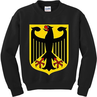 Badge Germany Flag Cool German Flags Kids Sweatshirt