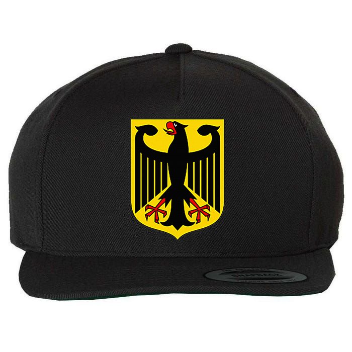 Badge Germany Flag Cool German Flags Wool Snapback Cap