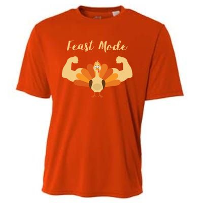 Best Gift For Thanksgiving Day Feast Mode Gift Cooling Performance Crew T-Shirt