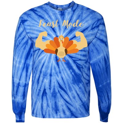 Best Gift For Thanksgiving Day Feast Mode Gift Tie-Dye Long Sleeve Shirt