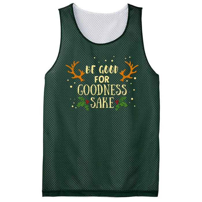 Be Good For Goodness Sake Mesh Reversible Basketball Jersey Tank