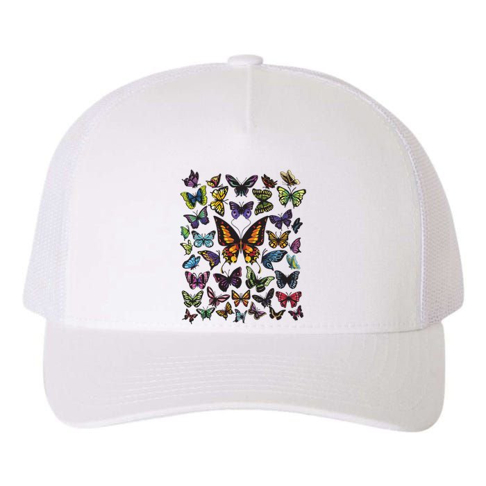 Butterfly Gift For Men Women Butterfly Lover Collection Yupoong Adult 5-Panel Trucker Hat