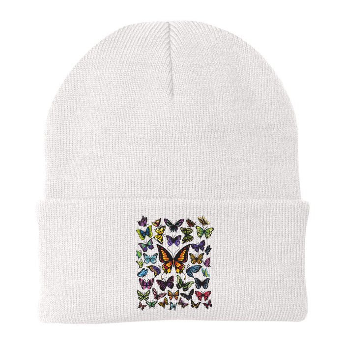 Butterfly Gift For Men Women Butterfly Lover Collection Knit Cap Winter Beanie