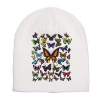 Butterfly Gift For Men Women Butterfly Lover Collection Short Acrylic Beanie