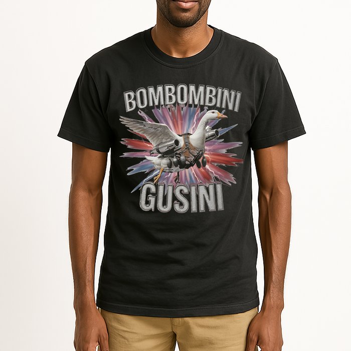 Bombombini Gusini Funny Italian Brainrot Meme Bootleg Tall T-Shirt