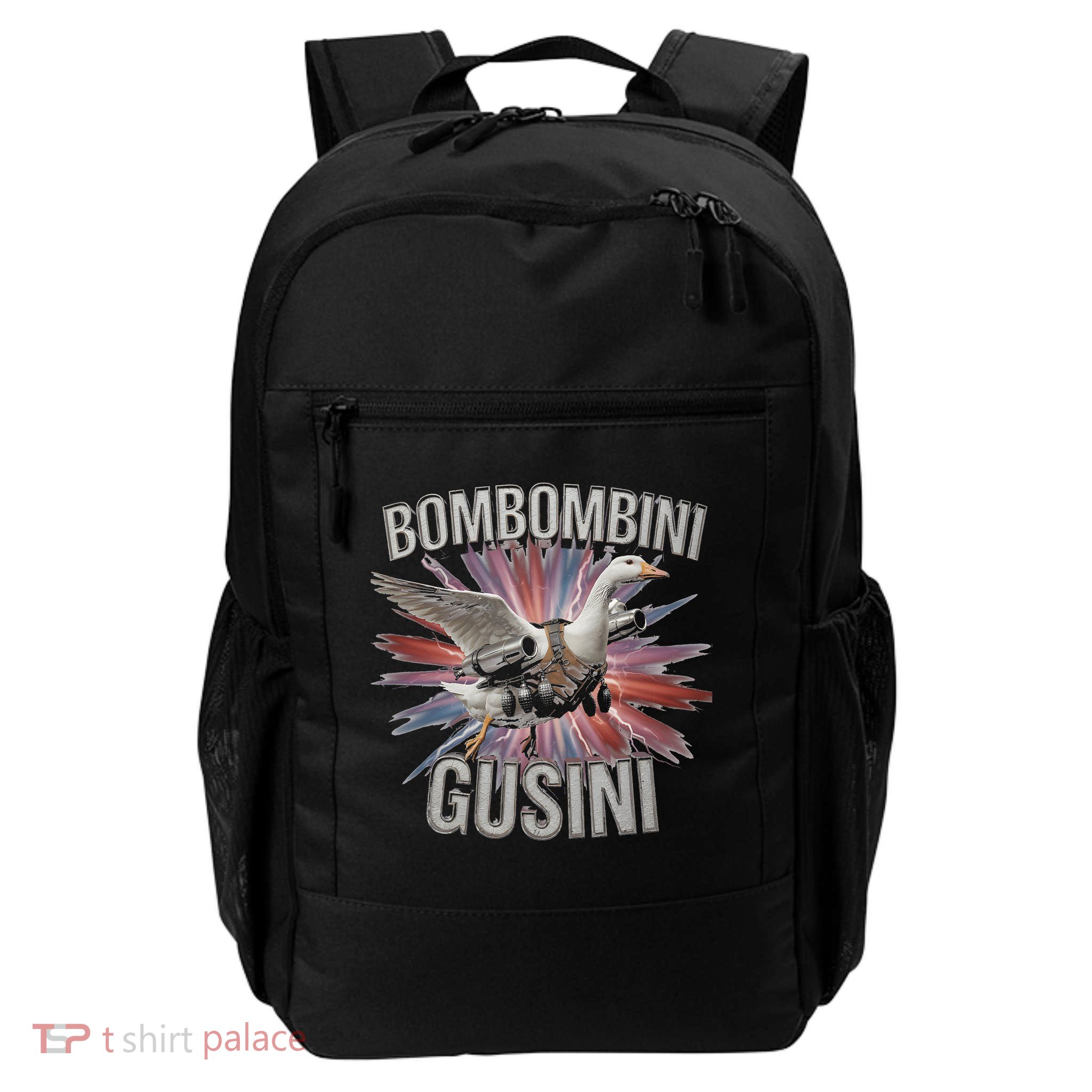 Bombombini Gusini Funny Italian Brainrot Meme Bootleg Backpack