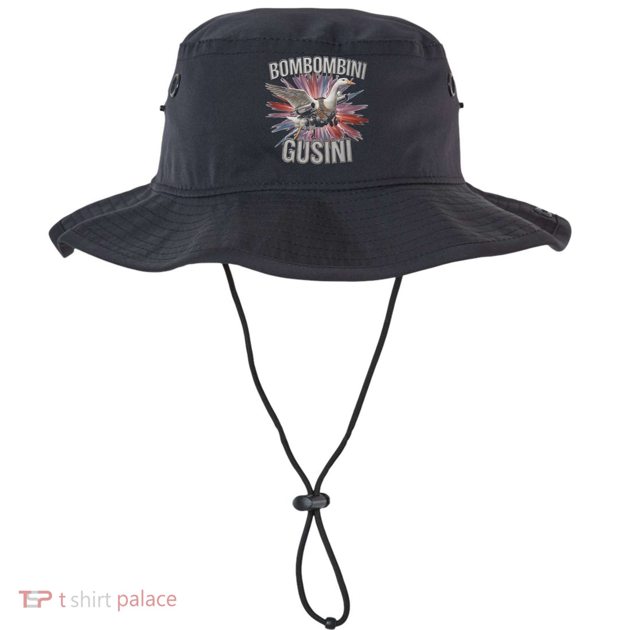 Bombombini Gusini Funny Italian Brainrot Meme Bootleg Bucket Hat