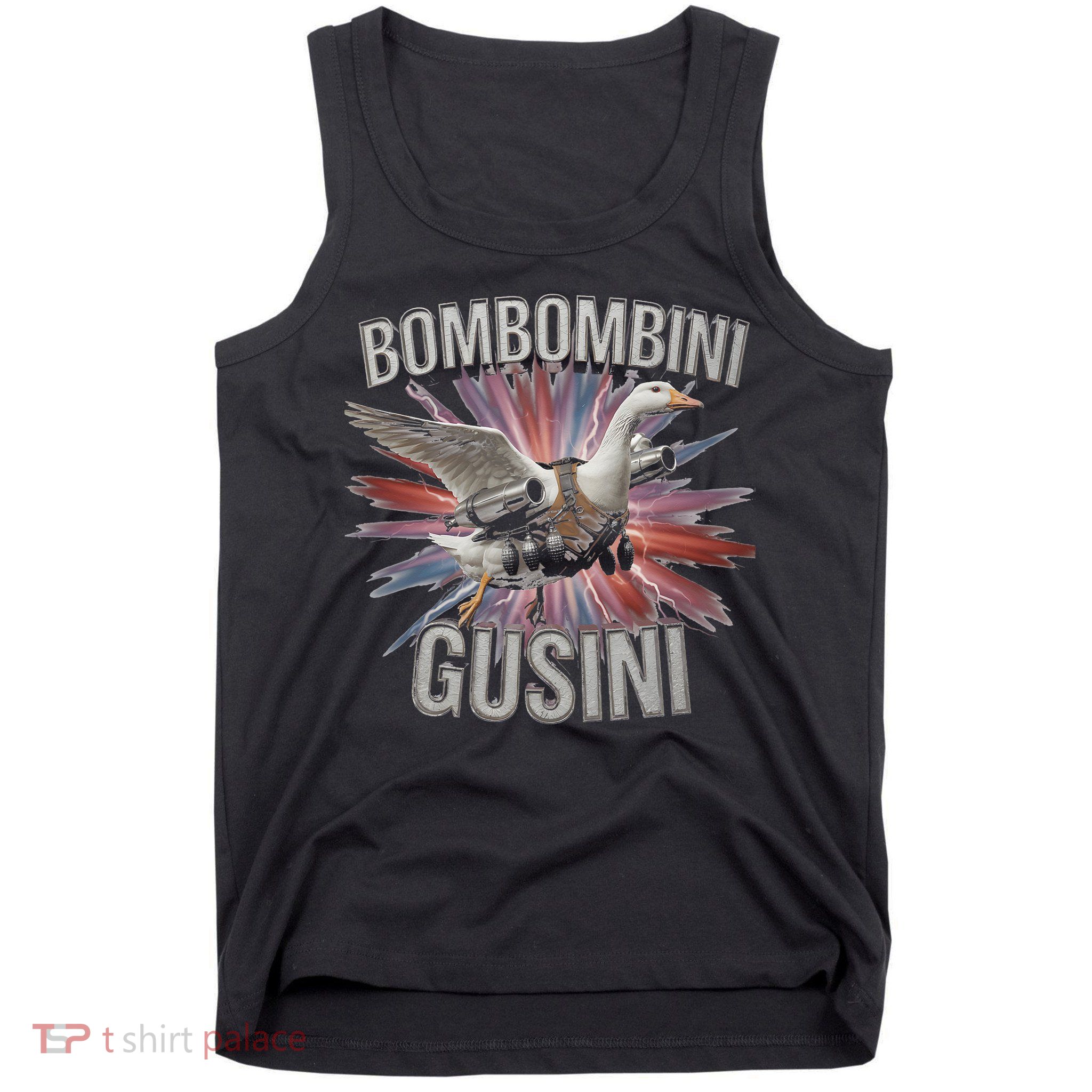 Bombombini Gusini Funny Italian Brainrot Meme Bootleg Tank Top