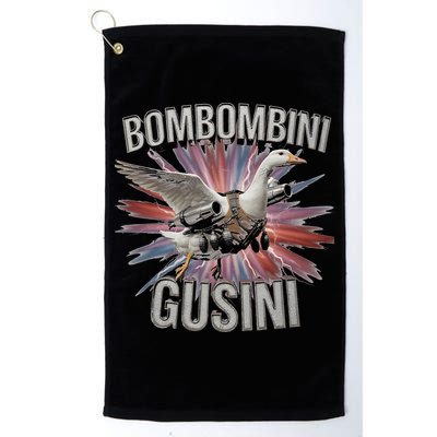 Bombombini Gusini Funny Italian Brainrot Meme Bootleg Golf Towel