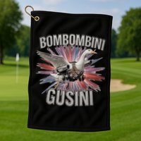 Bombombini Gusini Funny Italian Brainrot Meme Bootleg Golf Towel