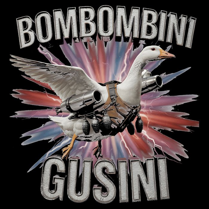 Bombombini Gusini Funny Italian Brainrot Meme Bootleg Short Acrylic Beanie