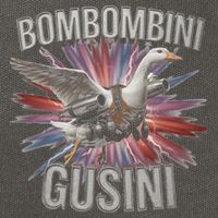 Bombombini Gusini Funny Italian Brainrot Meme Bootleg Cotton Canvas Backpack