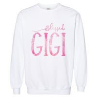 Blessed Gigi For Grandma Christmas Garment-Dyed Sweatshirt