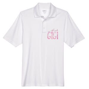 Blessed Gigi For Grandma Christmas Men's Origin Performance Pique Polo