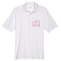 Blessed Gigi For Grandma Christmas Men's Origin Performance Pique Polo